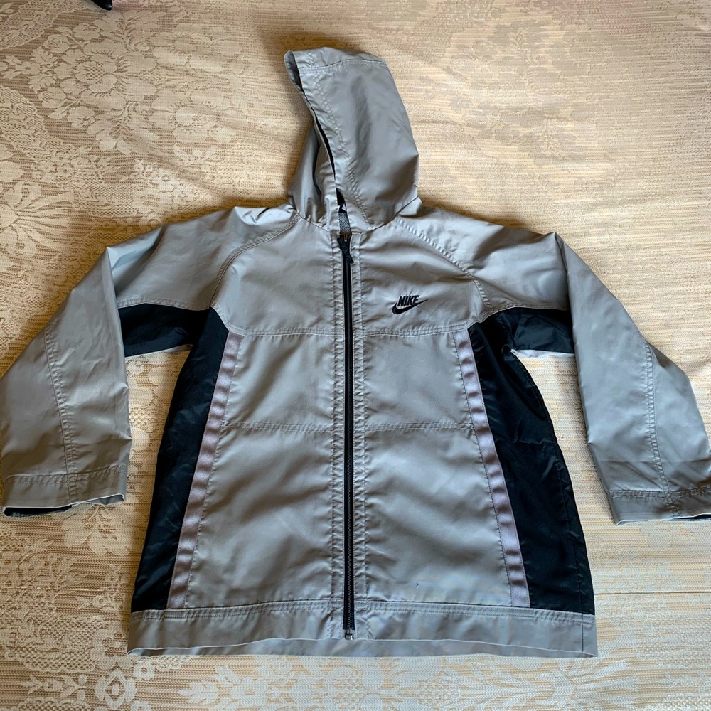 Nike Grey Sportswear Windrunner Big Kids